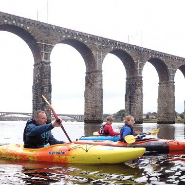 Kayaking in Northumberland with Active 4 Seasons